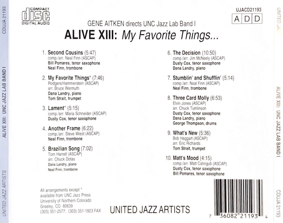 Alive XIII - My Favorite Things