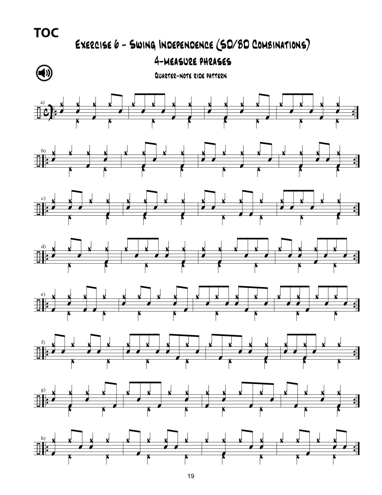Drumset Concepts: Volume I