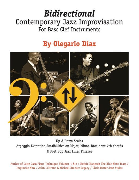 Bidirectional Contemporary Jazz Improvisation For Bass Clef Instruments