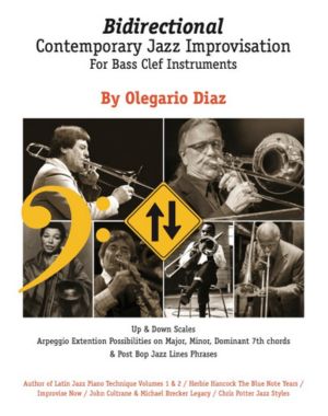 Bidirectional Contemporary Jazz Improvisation For Bass Clef Instruments - Trombone