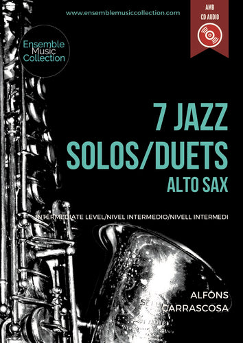 7 Jazz Solos Duets for Alto Sax - Intermediate