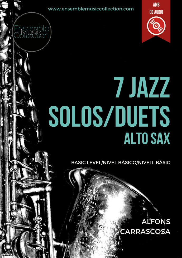 7 Jazz Solos Duets for Alto Sax - Basic