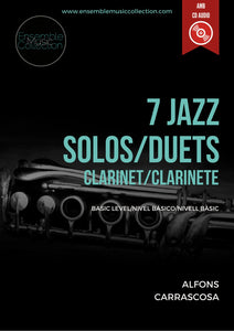 7 Jazz Etudes Duets for Clarinet - Basic