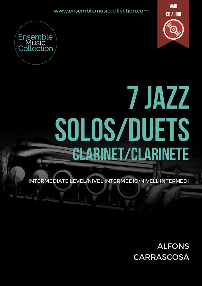 7 Jazz Etudes Duets for Clarinet - Intermediate
