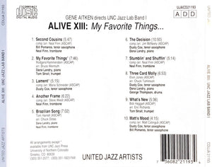 Alive XIII - My Favorite Things