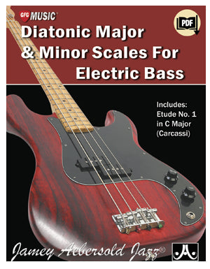 Diatonic Major and Minor Scales for Electric Bass