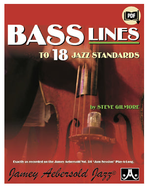 Bass Lines From The Volume 34 Play-A-Long