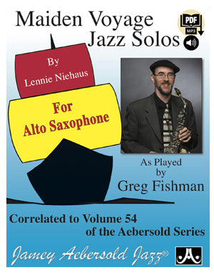 Maiden Voyage Jazz Solos for Alto Sax