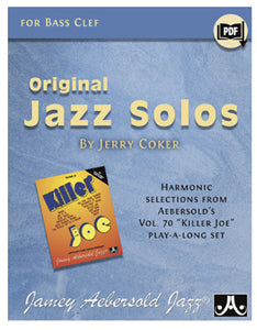 Original Jazz Solos by Jerry Coker (Bass Clef)