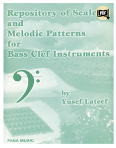 Repository of Scale and Melodic Patterns for Bass Clef Instruments