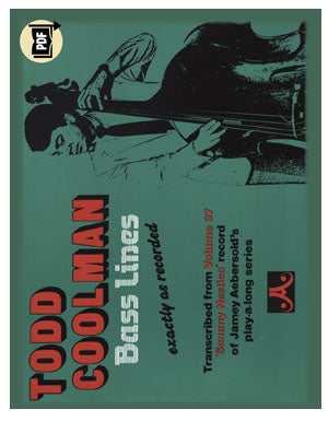 Todd Coolman Bass Lines Vol. 37